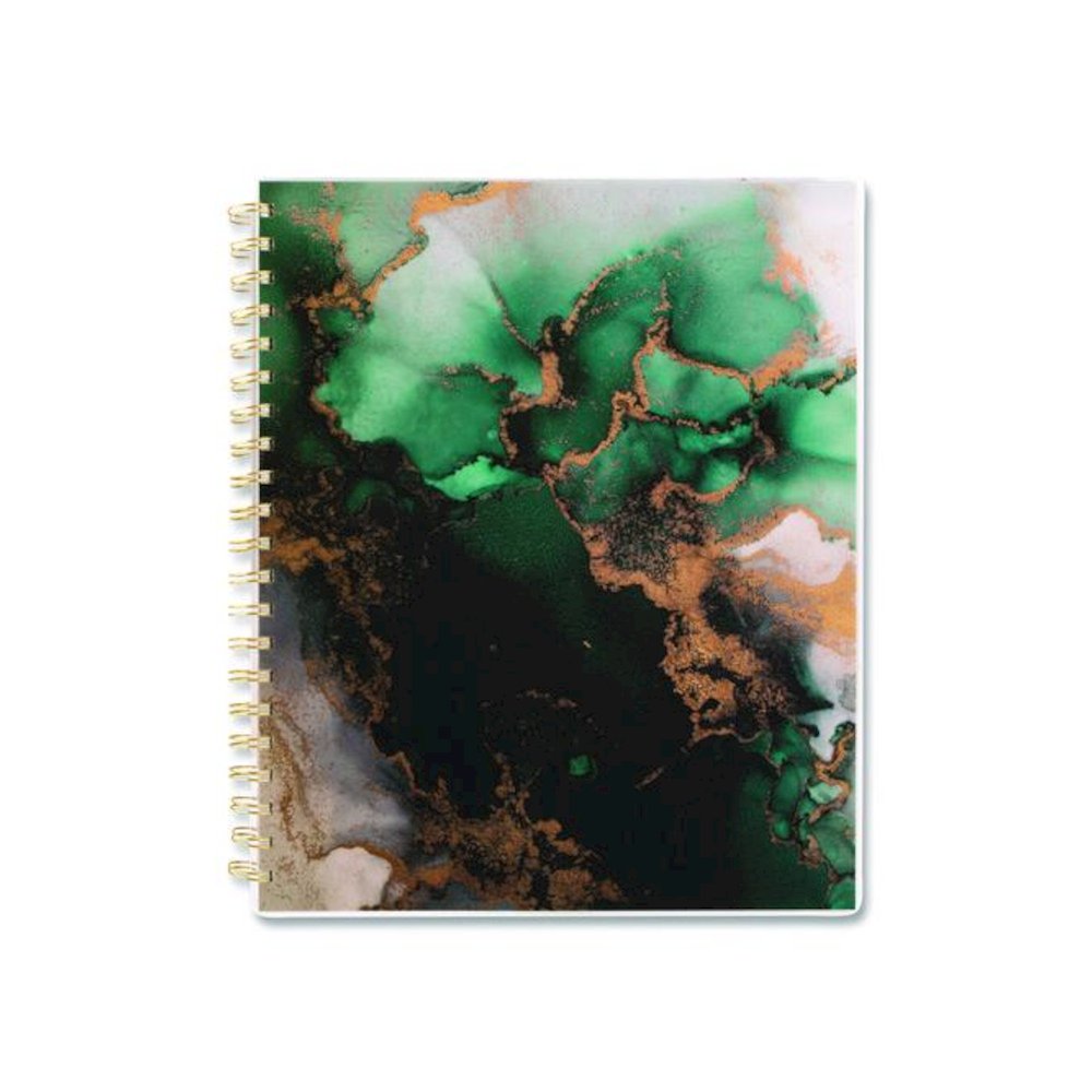Emerald Isle Weekly/Monthly Planner, 11 x 8.5, Green Marbled Cover, 12-Month (Jan-Dec): 2026. Picture 4