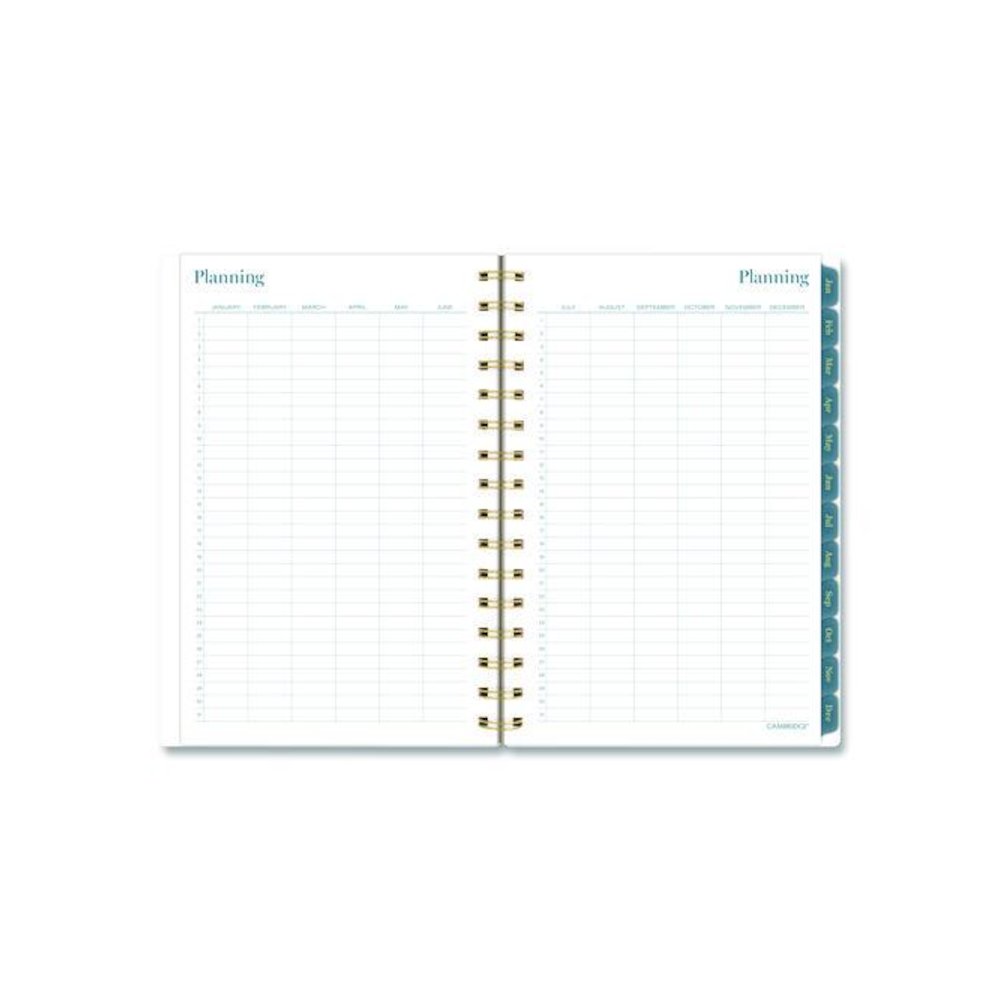 Midnight Garden Weekly/Monthly Planner, 8.5 x 5.5, Floral Artwork, Black/Pink/Green Cover, 12-Month (Jan-Dec): 2026. Picture 8