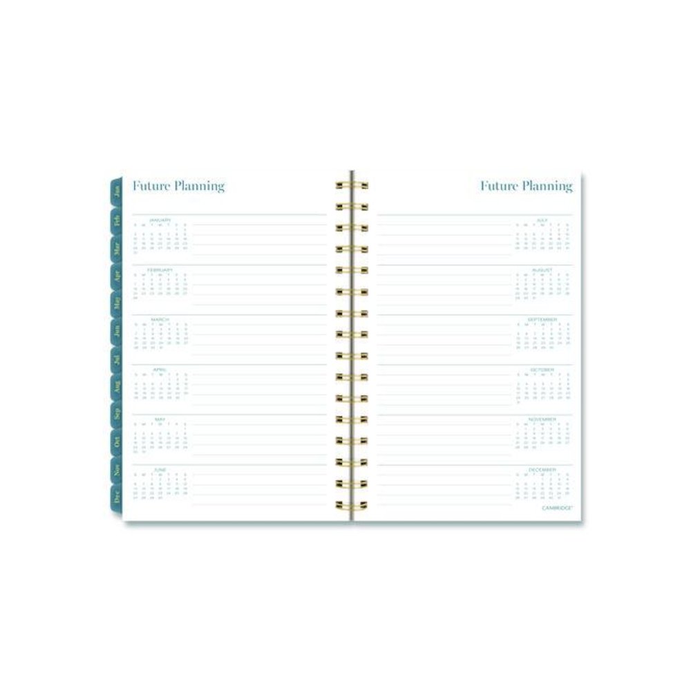 Midnight Garden Weekly/Monthly Planner, 8.5 x 5.5, Floral Artwork, Black/Pink/Green Cover, 12-Month (Jan-Dec): 2026. Picture 7