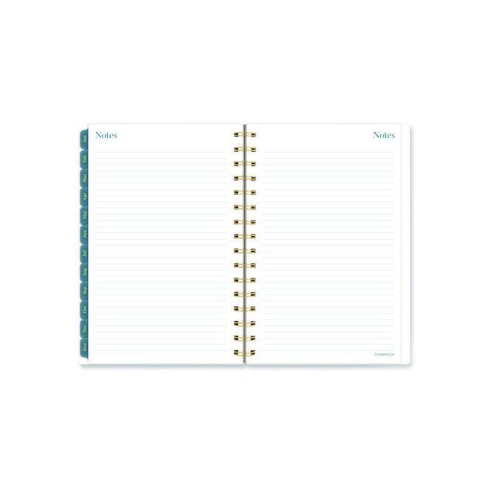 Midnight Garden Weekly/Monthly Planner, 8.5 x 5.5, Floral Artwork, Black/Pink/Green Cover, 12-Month (Jan-Dec): 2026. Picture 6