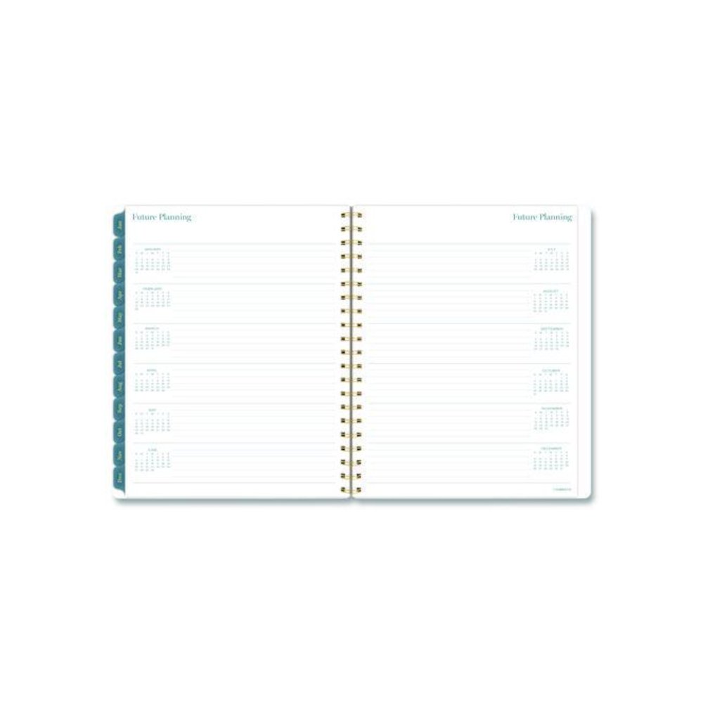 Midnight Garden Weekly/Monthly Planner, 11 x 8.5, Floral Artwork, Black/Pink/Green Cover, 12-Month (Jan-Dec): 2026. Picture 7