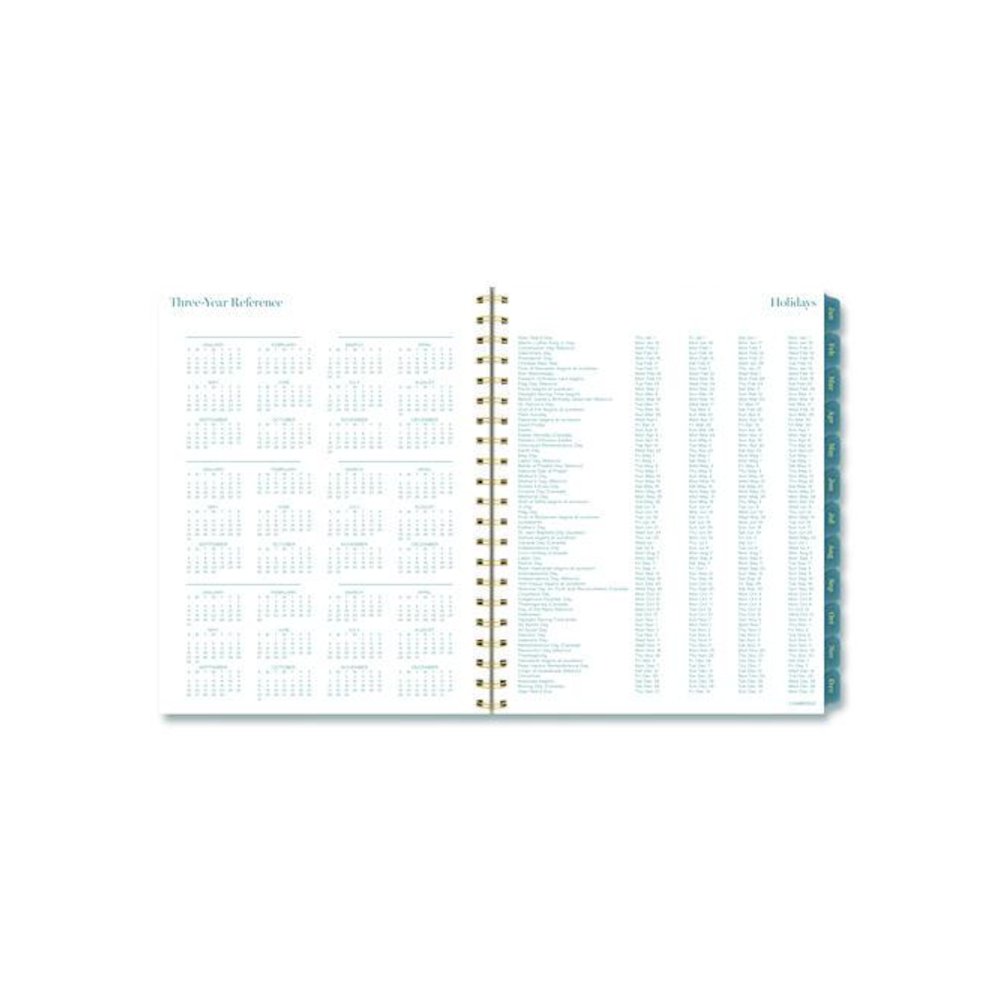 Midnight Garden Weekly/Monthly Planner, 11 x 8.5, Floral Artwork, Black/Pink/Green Cover, 12-Month (Jan-Dec): 2026. Picture 9
