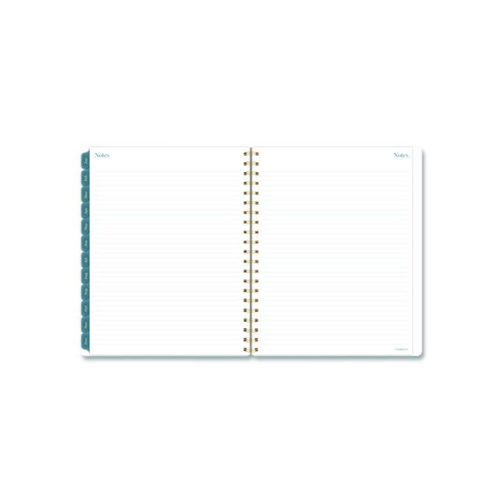 Midnight Garden Weekly/Monthly Planner, 11 x 8.5, Floral Artwork, Black/Pink/Green Cover, 12-Month (Jan-Dec): 2026. Picture 6