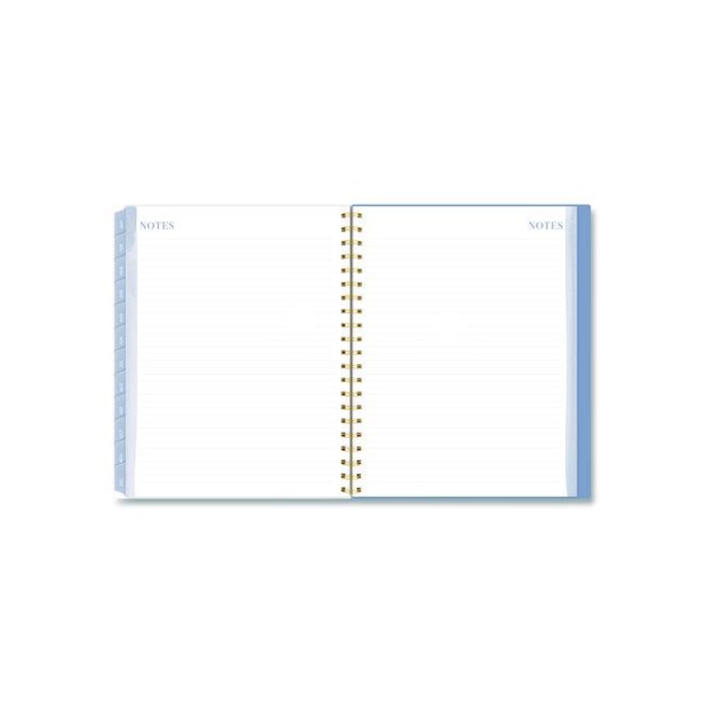 Weekly/Monthly Calista Floral Planners, 11 x 8.5, Floral Artwork, Blue/Purple/Green Cover, 13 Month: Jan 2026 to Jan 2027. Picture 6