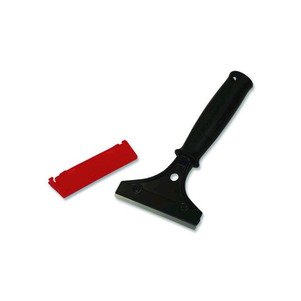 Window Cleaning Kit, 12" Wide Combo Washer/Squeegee, 8 ft Extension Pole, 4" Wide Scraper with 8" Handle. Picture 3