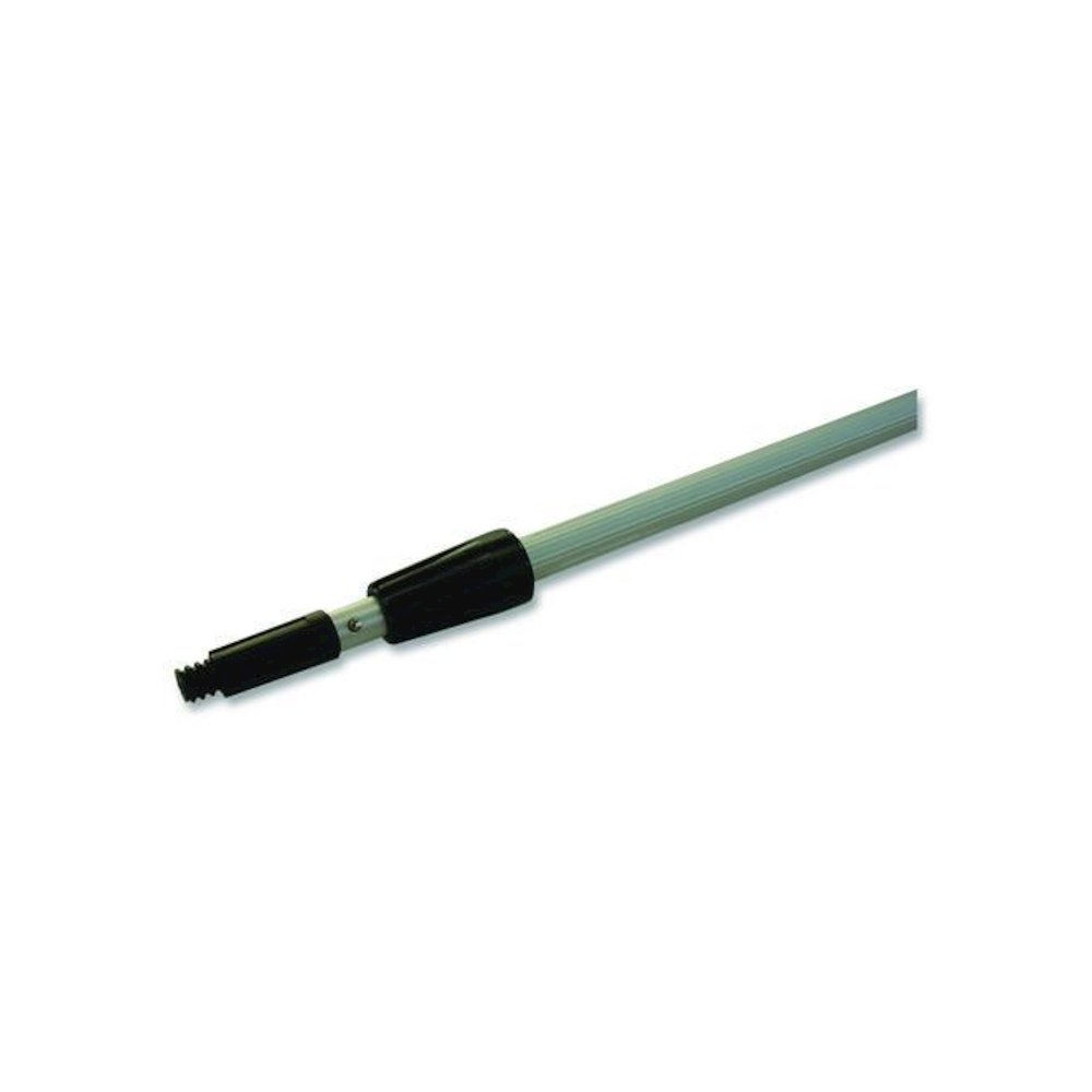 Aluminum Extension Pole, Two Sections, 8 ft, Silver/Black. Picture 1