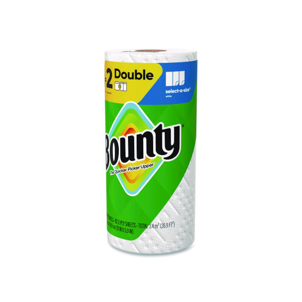 Select-a-Size Kitchen Roll Paper Towels, 2-Ply, 5.9 x 11, White, 82 Sheets/Double Roll, 24 Rolls/Carton. Picture 4