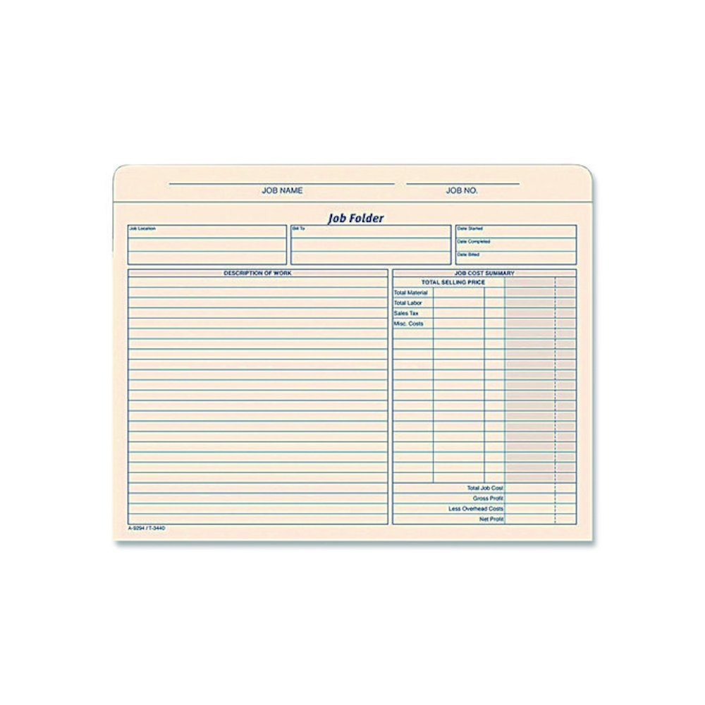 Pre-Printed Heavy-Duty Reinforced File Pocket, 2" Expansion, Letter Size, Manila, 15/Pack. Picture 2