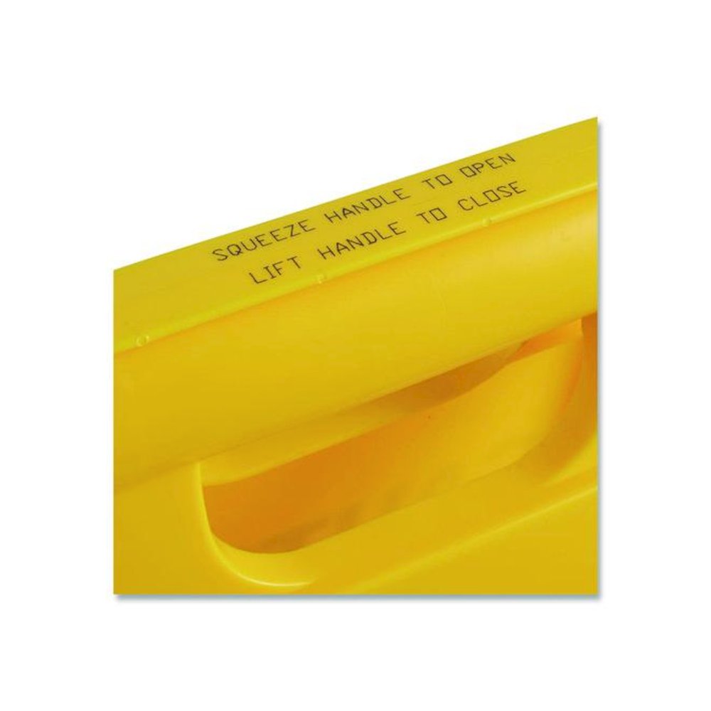 Wet Floor Sign (English/Spanish), 11 x 25 x 25, Yellow. Picture 5