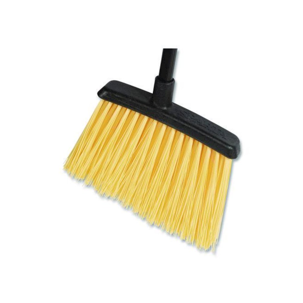 Duo-Sweep Unflagged Heavy Duty Angle Broom, 55" Length, Black/Yellow. Picture 6