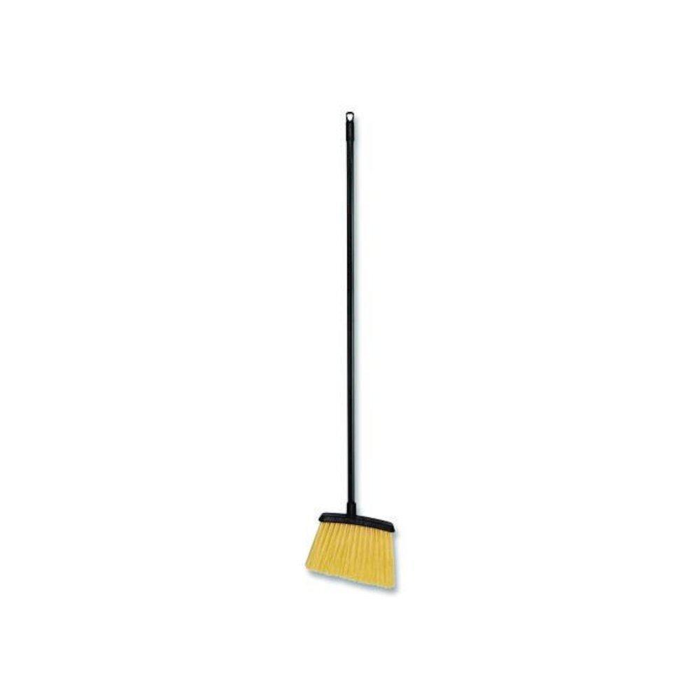 Duo-Sweep Unflagged Heavy Duty Angle Broom, 55" Length, Black/Yellow. Picture 1
