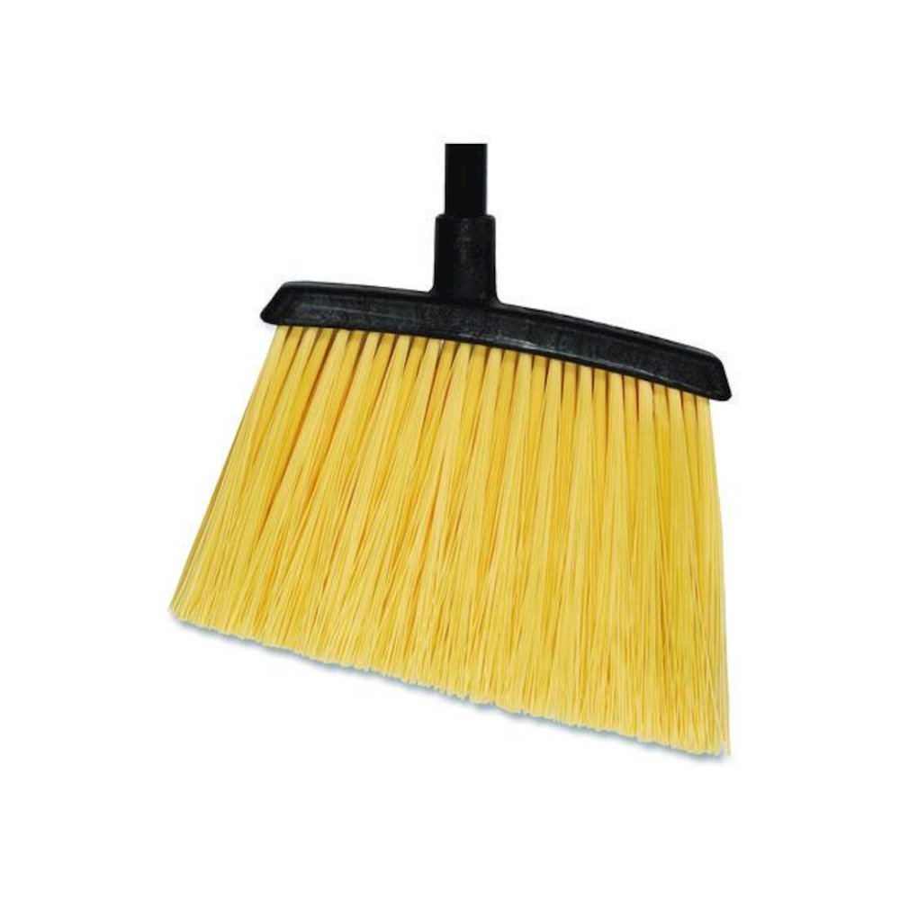Duo-Sweep Unflagged Heavy Duty Angle Broom, 55" Length, Black/Yellow. Picture 2