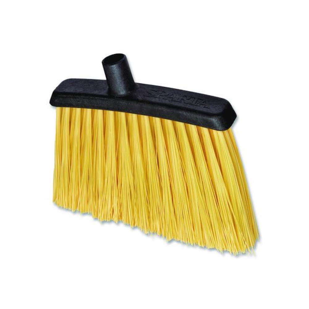 Duo-Sweep Unflagged Heavy Duty Angle Broom, 55" Length, Black/Yellow. Picture 3