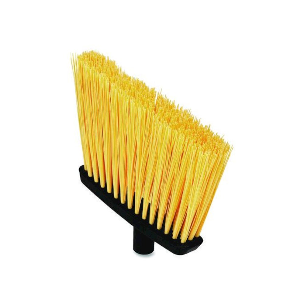 Duo-Sweep Unflagged Heavy Duty Angle Broom, 55" Length, Black/Yellow. Picture 4