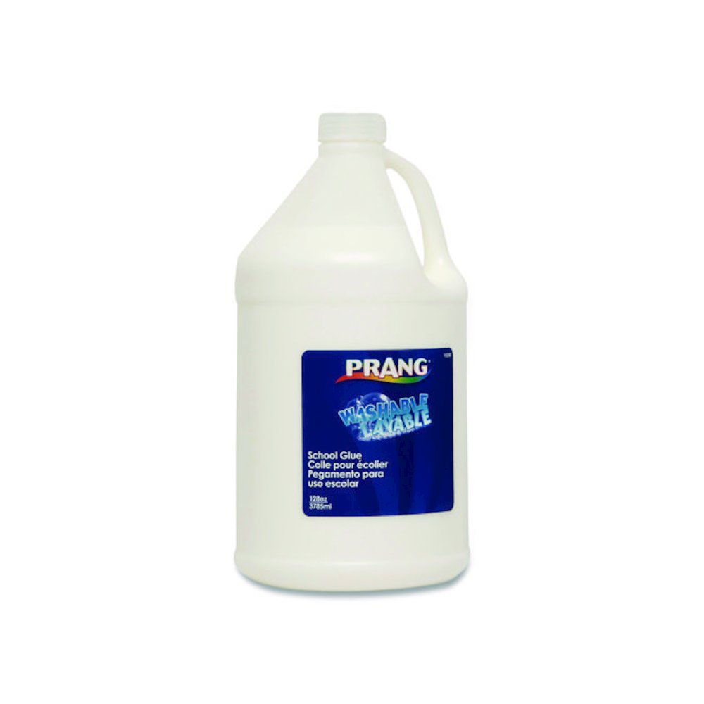 Washable Liquid White School Glue, 128 oz, Dries Clear. Picture 1