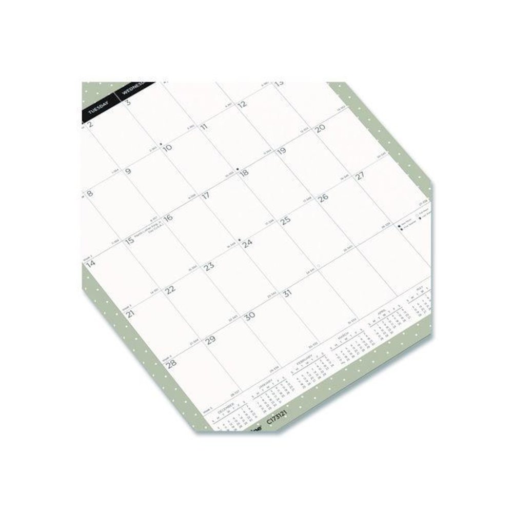 12-Month Wall Calendar, Minimalistic Artwork, 12 x 17, White/Multicolor Sheets, 12-Month (Jan to Dec): 2026. Picture 3