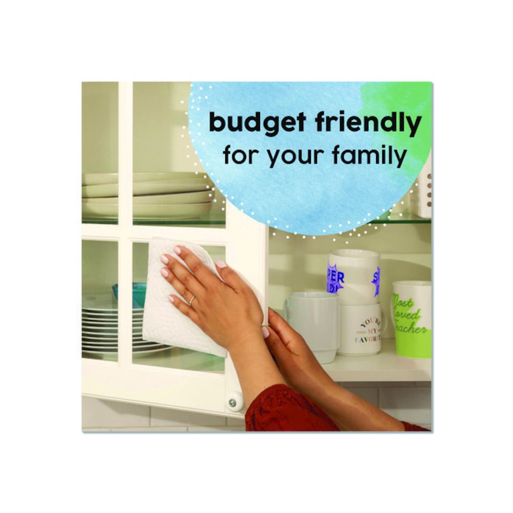 Essentials Select-A-Size Kitchen Roll Paper Towels, 2-Ply, 5.9 x 11, White, 162 Sheets/Triple Roll, 12 Rolls/Carton. Picture 11