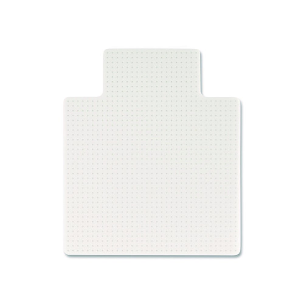 OceanMat Carpet Chair Mat for Flat Pile Carpeted Floors, Rectangular with Lip, Straight Edges, 36" x 48", Clear. Picture 3