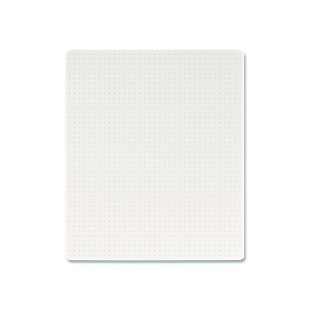 OceanMat Carpet Chair Mat for Flat Pile Carpeted Floors, Rectangular, Straight Edges, 36" x 48", Clear. Picture 3