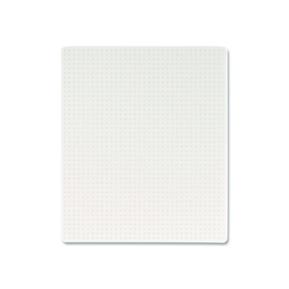 OceanMat Carpet Chair Mat for Flat Pile Carpeted Floors, Rectangular, Straight Edges, 46" x 60", Clear. Picture 3