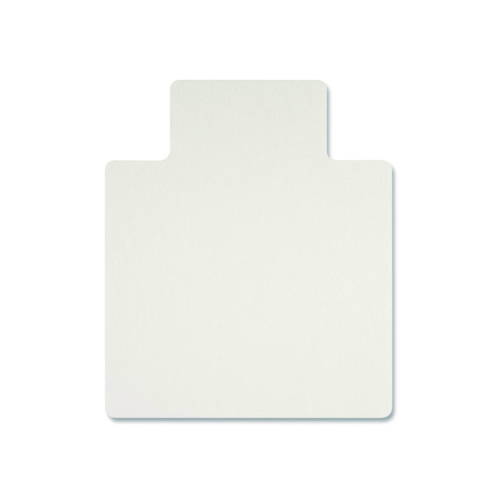 OceanMat Hard Floor Chair Mat for Hard Floors, Rectangular with Lip, Straight Edges, 36" x 48", Clear. Picture 3