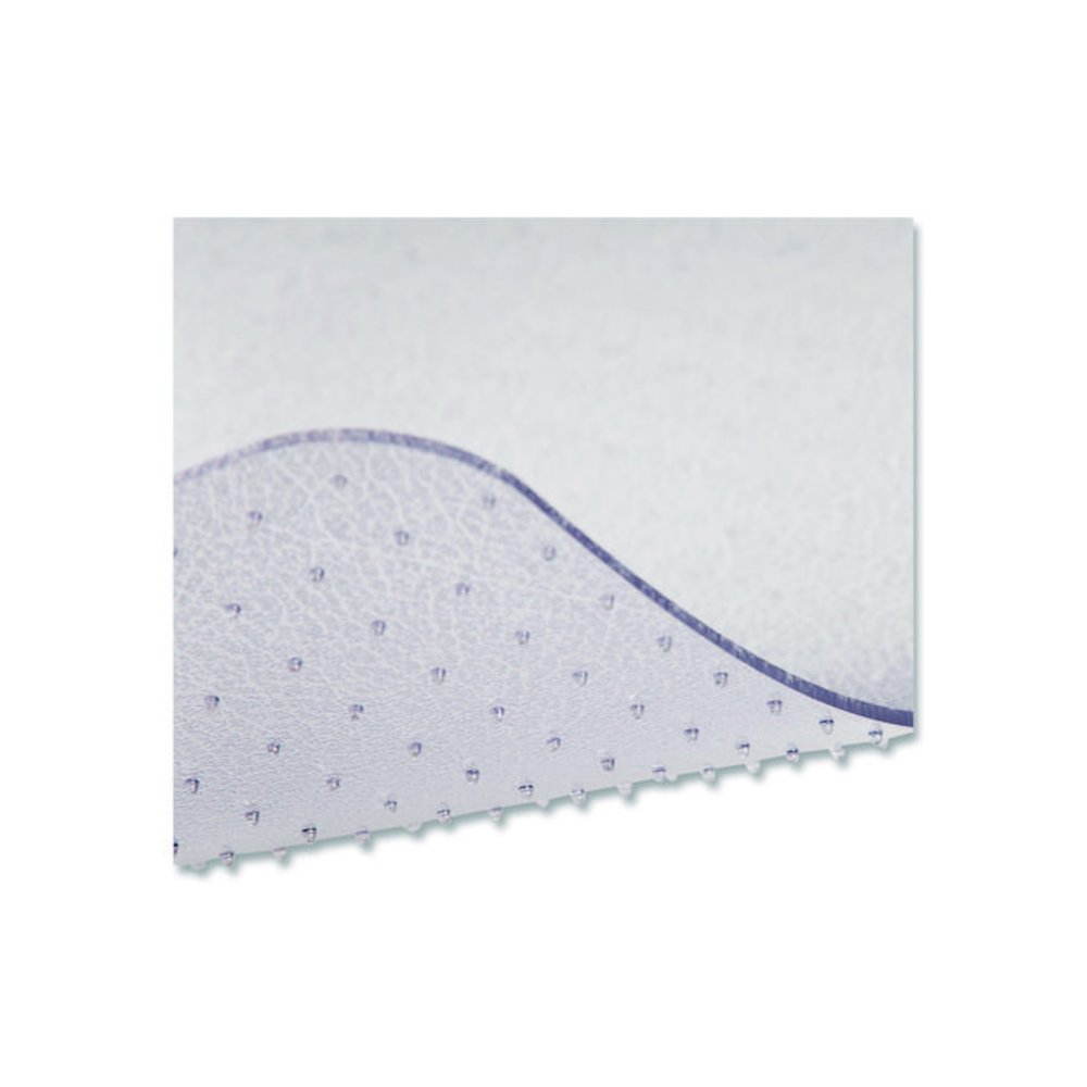OceanMat Carpet Chair Mat for Flat Pile Carpeted Floors, Rectangular, Straight Edges, 46" x 60", Clear. Picture 5