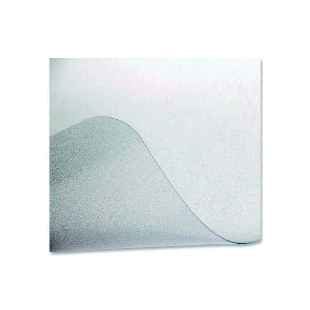 OceanMat Hard Floor Chair Mat for Hard Floors, Rectangular with Lip, Straight Edges, 36" x 48", Clear. Picture 5