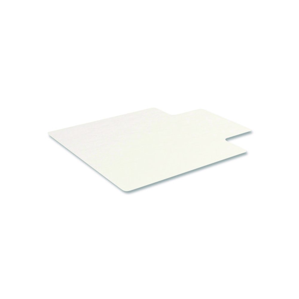 OceanMat Hard Floor Chair Mat for Hard Floors, Rectangular with Lip, Straight Edges, 45" x 53", Clear. Picture 2