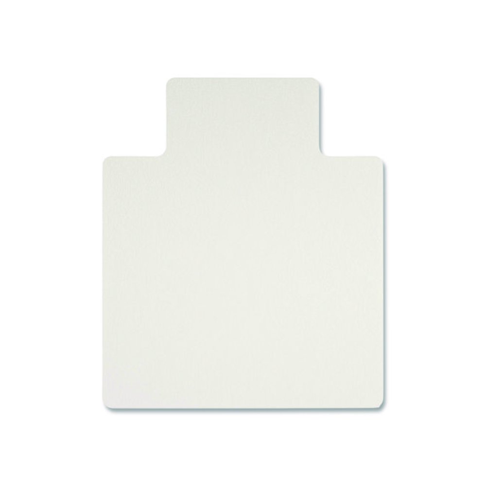 OceanMat Hard Floor Chair Mat for Hard Floors, Rectangular with Lip, Straight Edges, 45" x 53", Clear. Picture 3