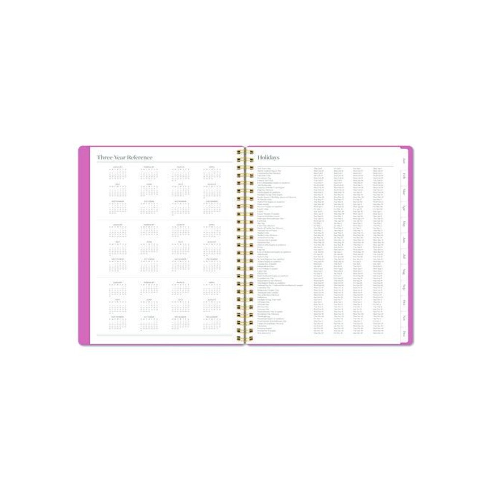 WorkStyle Weekly/Monthly Planner, 8.75 x 7.75, Pink Cover, 12-Month (Jan to Dec): 2026. Picture 8