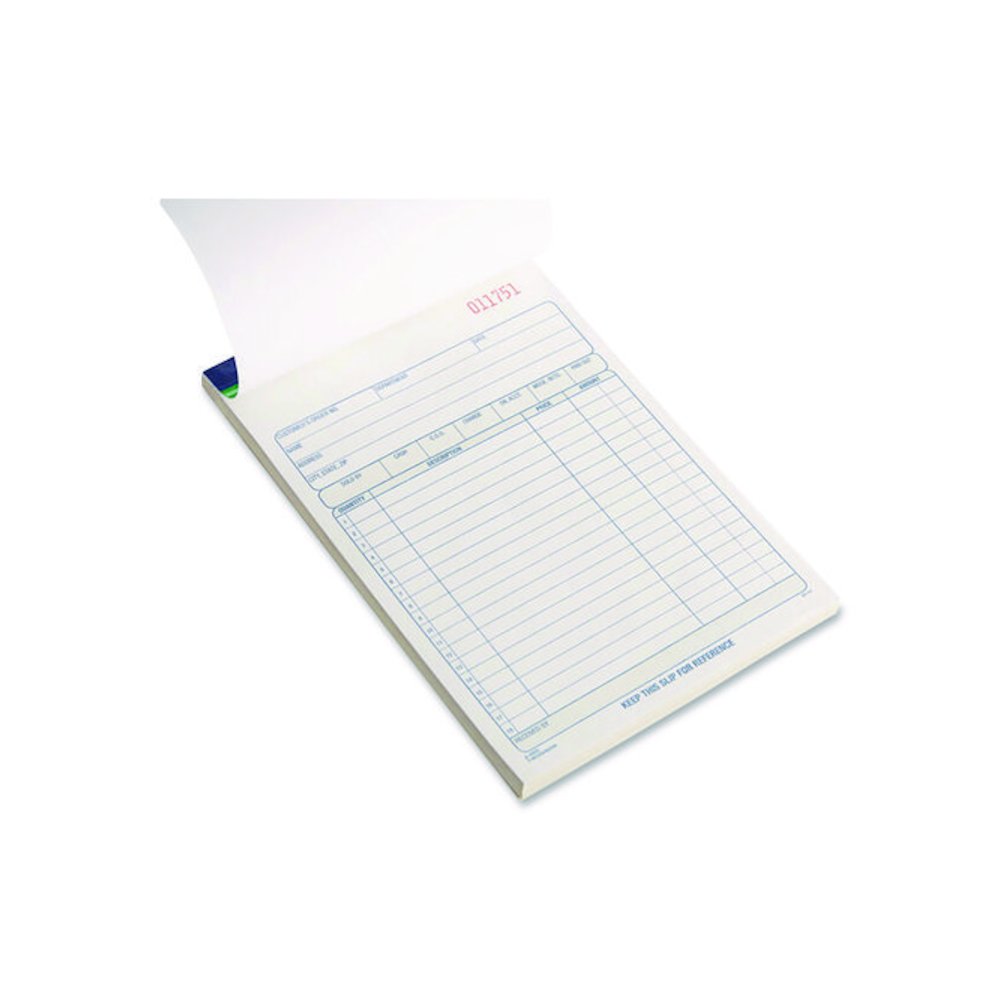 Multipart Sales Order Pad, Two-Part Carbonless, 5.56 x 7.94, 50 Forms/Pad, 10 Pads/Box. Picture 5