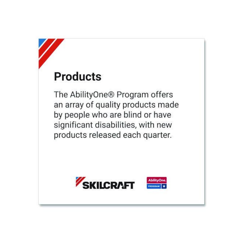 7530017253060, SKILCRAFT 50% Recycled Convenience Copy Paper, 92 Bright, 20 lb Bond Wt, 8.5 x 11, White, Bulk, 2,500/Box. Picture 4