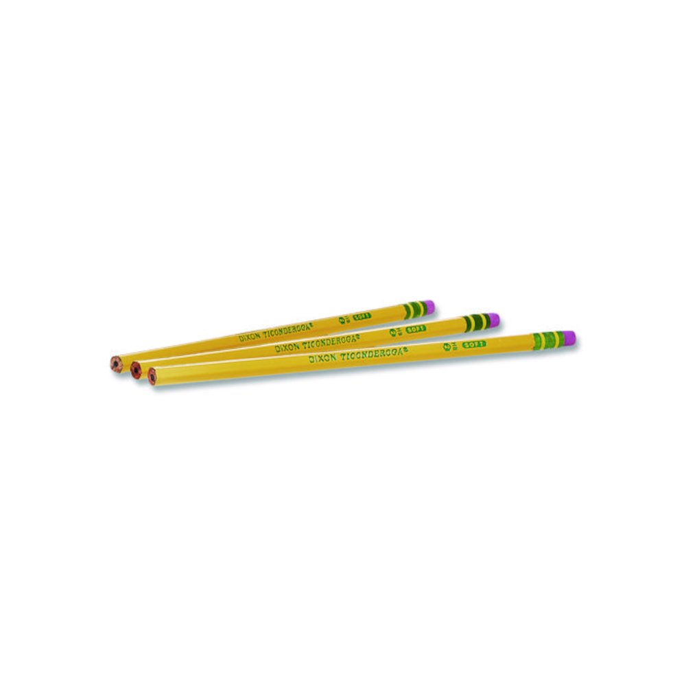 Pencils, HB (#2), Black Lead, Yellow Barrel, 24/Pack. Picture 5