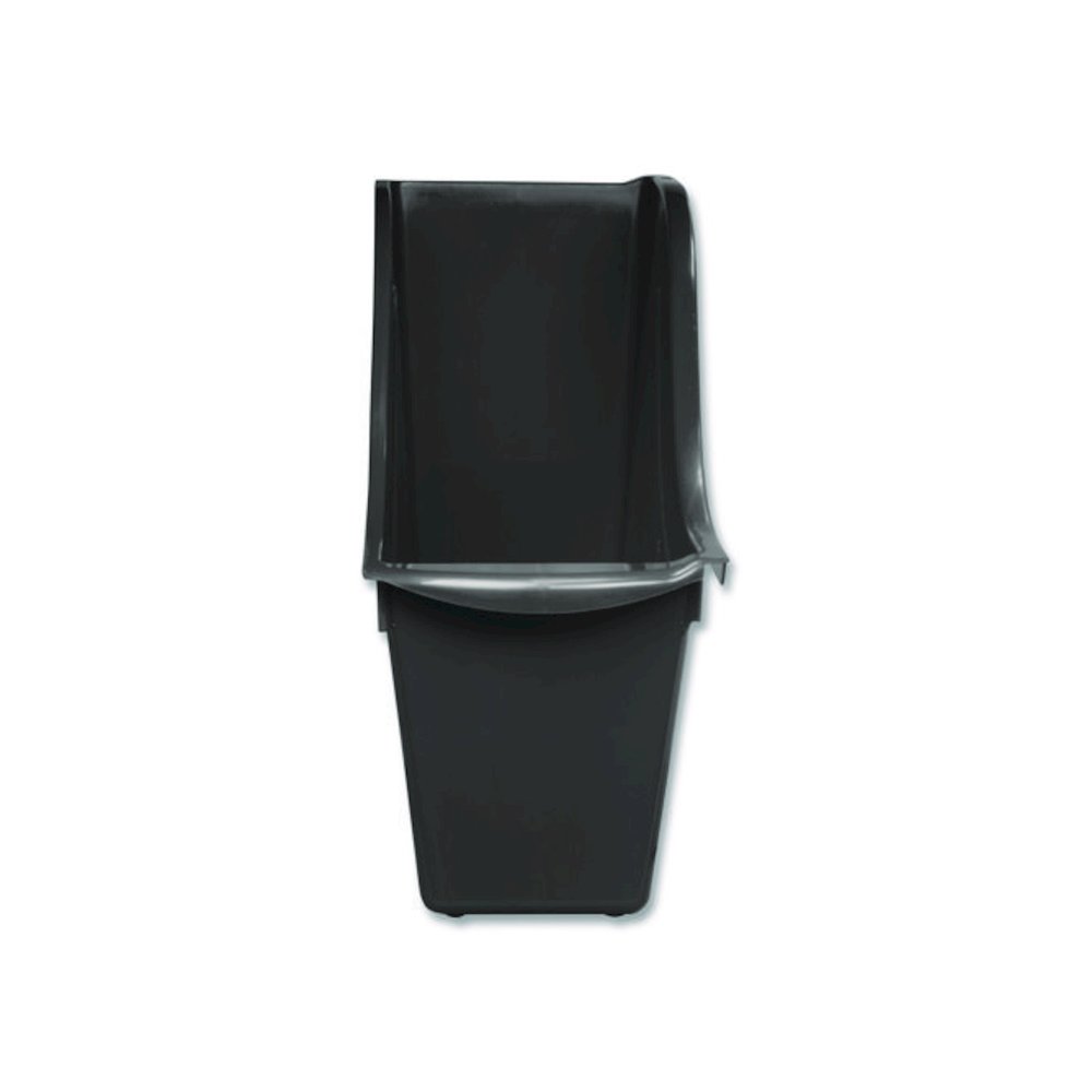 Small Book Bin, 1.5 gal, 4.5" x 11.75" x 8.5", Black, 6/Pack. Picture 11