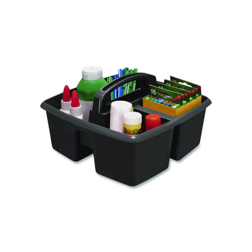 Small Caddy, 9.25 x 9.25 x 12, Black, 6/Pack. Picture 3
