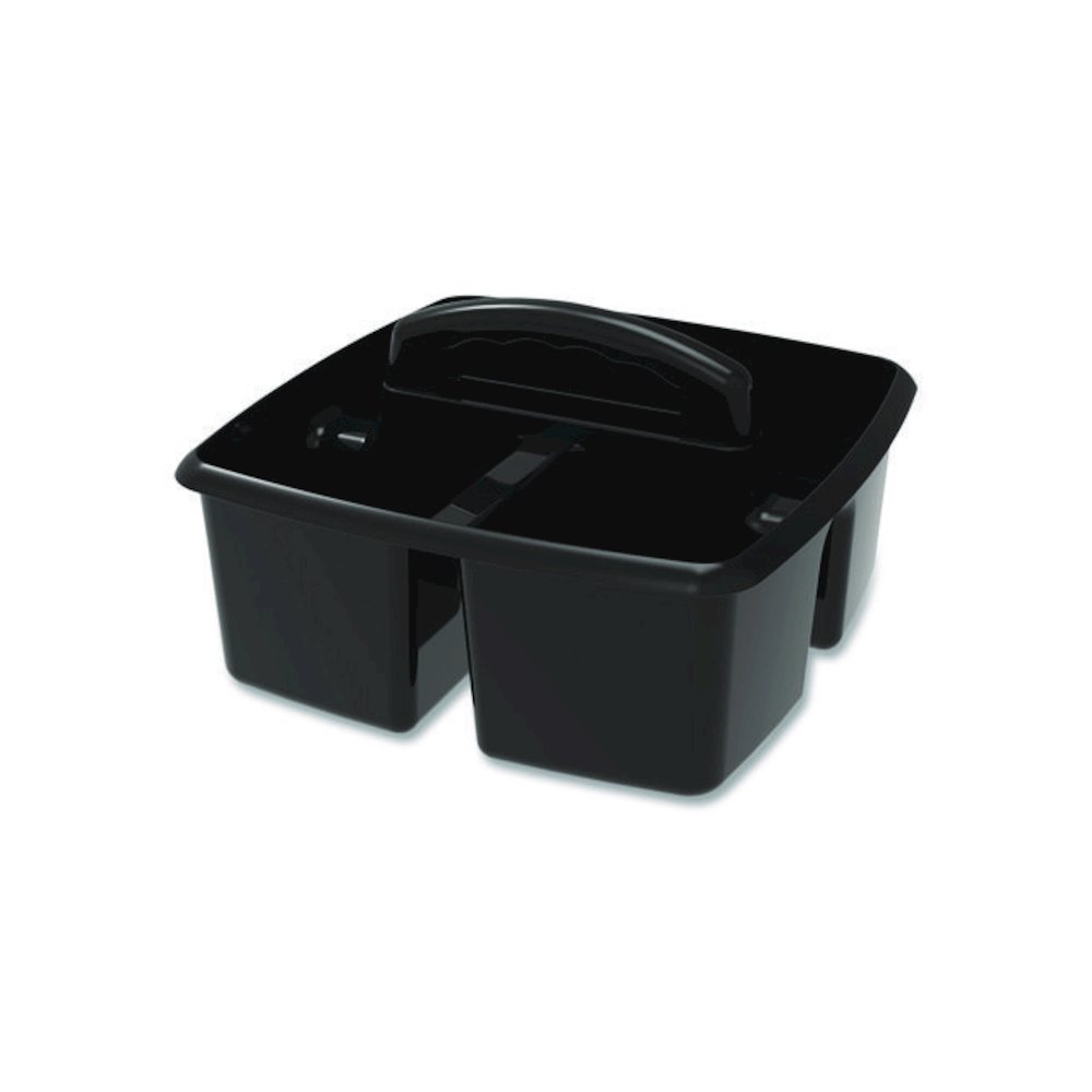 Small Caddy, 9.25 x 9.25 x 12, Black, 6/Pack. Picture 1