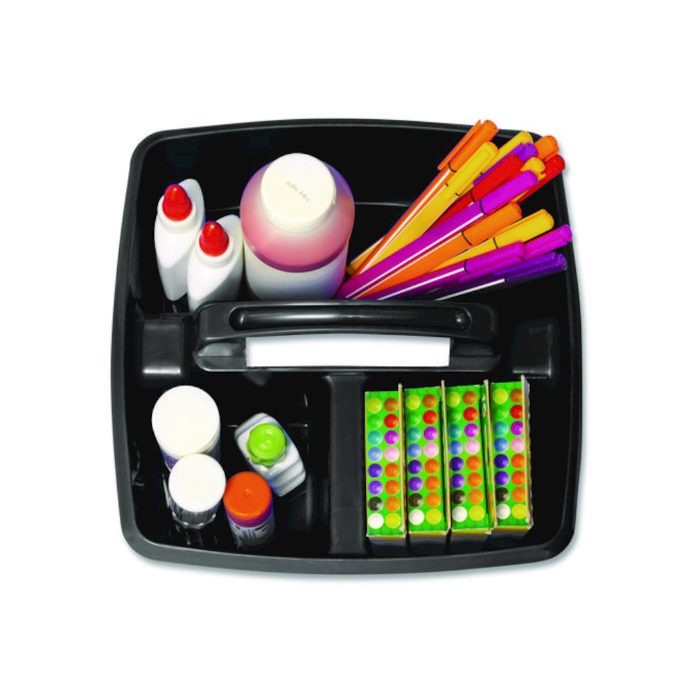 Small Caddy, 9.25 x 9.25 x 12, Black, 6/Pack. Picture 7