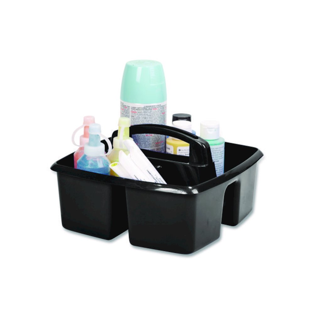 Small Caddy, 9.25 x 9.25 x 12, Black, 6/Pack. Picture 8