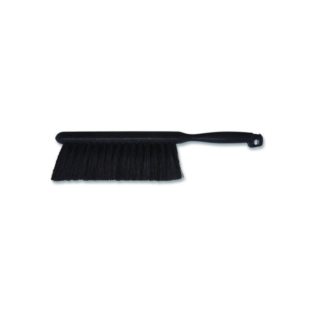 Counter/Radiator Brush, Black Horsehair Blend Bristles, 8" Brush, 5" Black Handle. Picture 3
