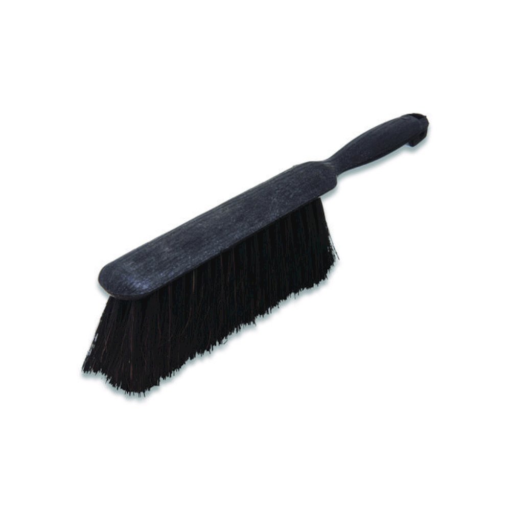 Counter/Radiator Brush, Black Horsehair Blend Bristles, 8" Brush, 5" Black Handle. Picture 1