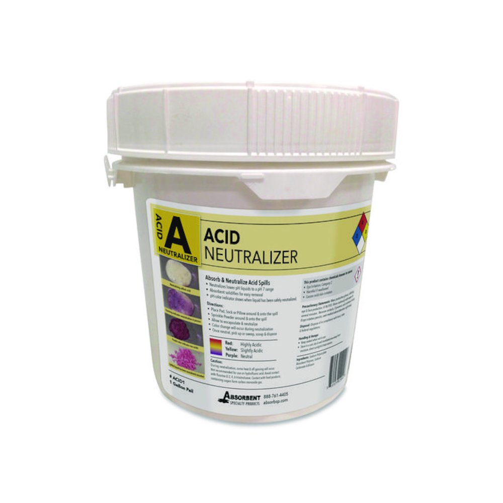 Acid Neutralizer, 2.42 to 12.02 L, 1 gal Bottle. Picture 1