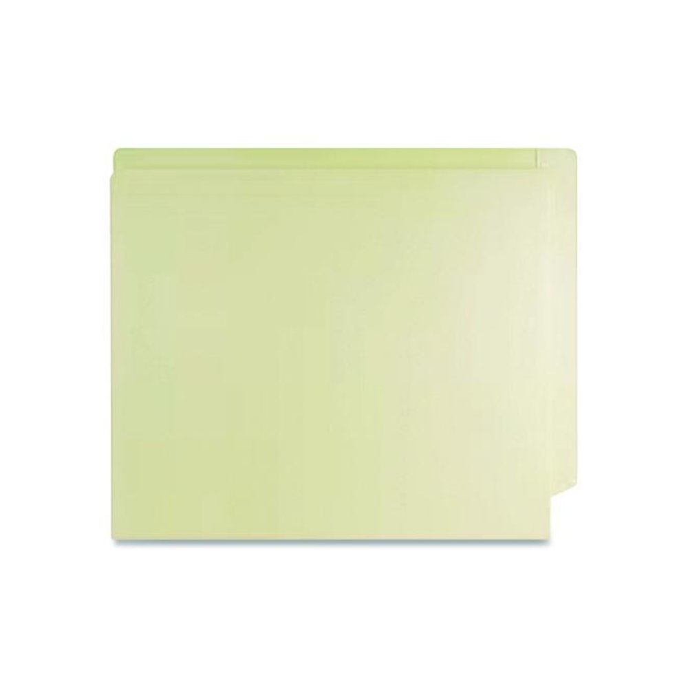 Full Pocket End Tab Fastener Folders, Straight Tab, Expands 0.75", 1 Fastener, Letter Size, Manila, 50/Box. Picture 3