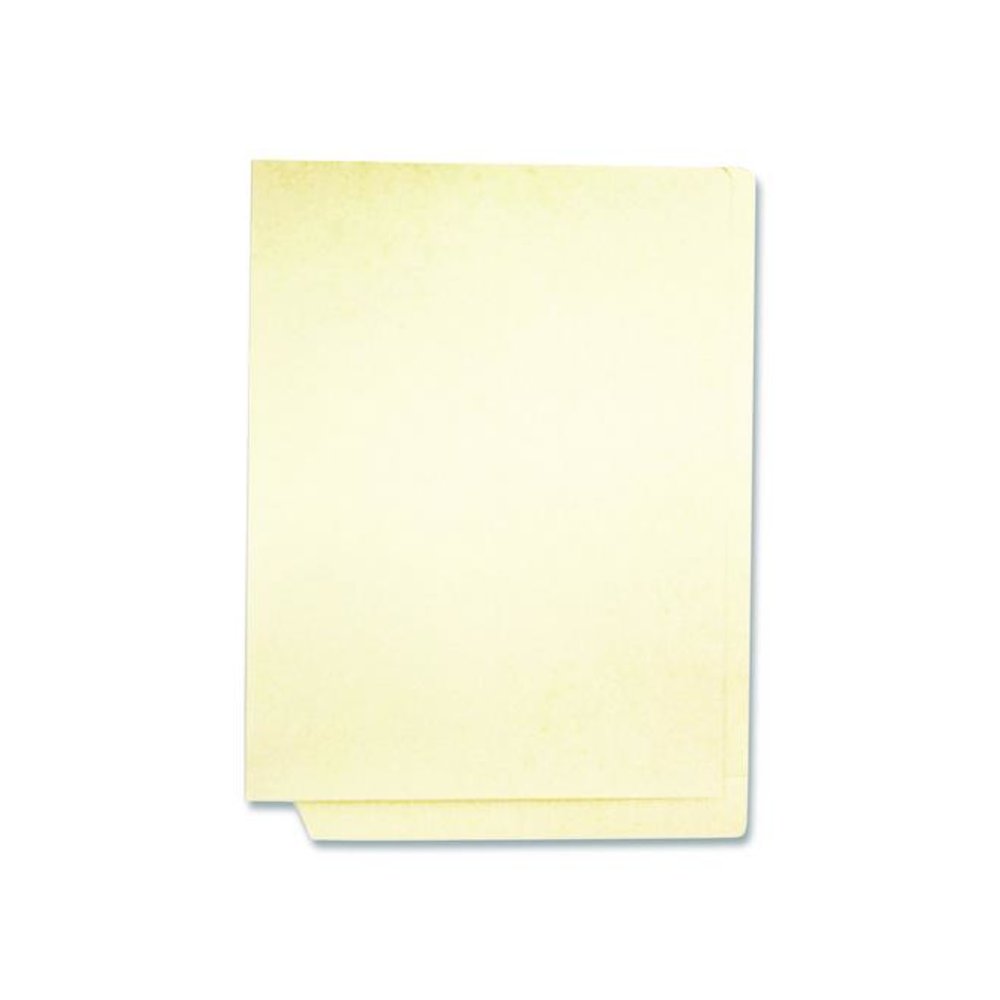 End Tab Fastener Folders, Straight Tab, Expands 0.75", 2 Vertical/Horizontal Fasteners, Letter Size, Manila, 250/Box. Picture 4