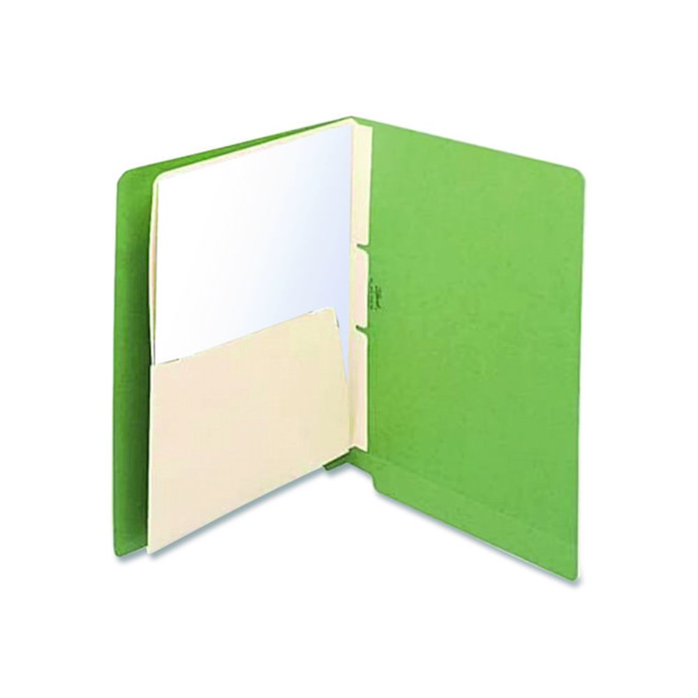 Standard Side-Flap Classification Folder Dividers, 1 Fastener, Letter Size, Manila, 100/Box. Picture 4
