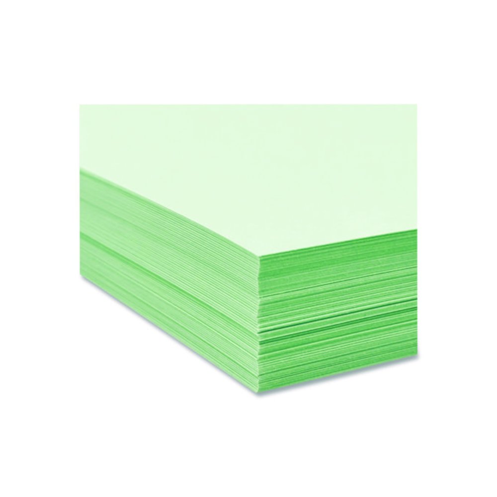 Colors 30% Recycled Colored Paper, 20 lb Bond Weight, 8.5 x 14, Green, 500/Ream. Picture 4