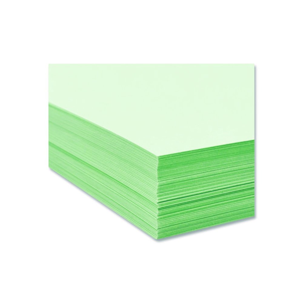 Colors 30% Recycled Multipurpose Color Paper, 20 lb Bond Weight, 11 x 17, Pastel Green, 500/Ream. Picture 4