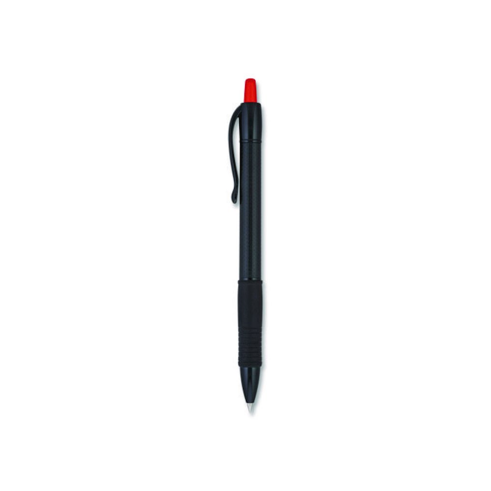 G2 Edge Premium Gel Roller Pen, Retractable, Fine 0.7 mm, Red Ink, Black/Red Barrel, Dozen. Picture 5