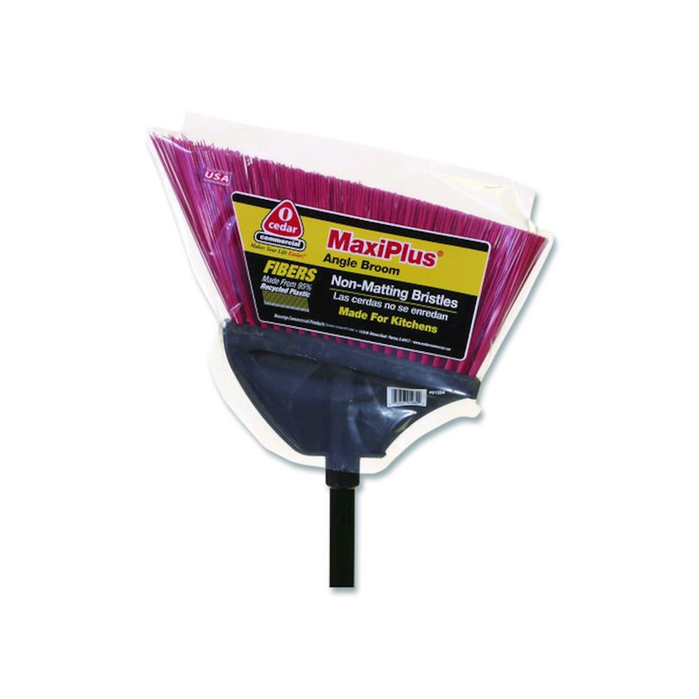 MaxiPlus Angle Broom, 56" Length, Red/Black. Picture 2