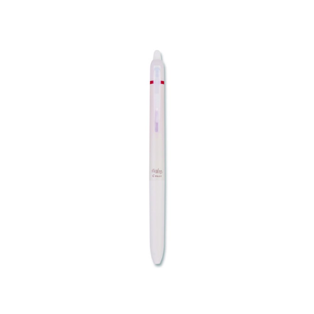 Frixion Waai Erasable Gel Pen, Retractable, Extra Fine 0.5 mm, Cherry Ink, Beige/Cherry Barrel, Dozen. Picture 2