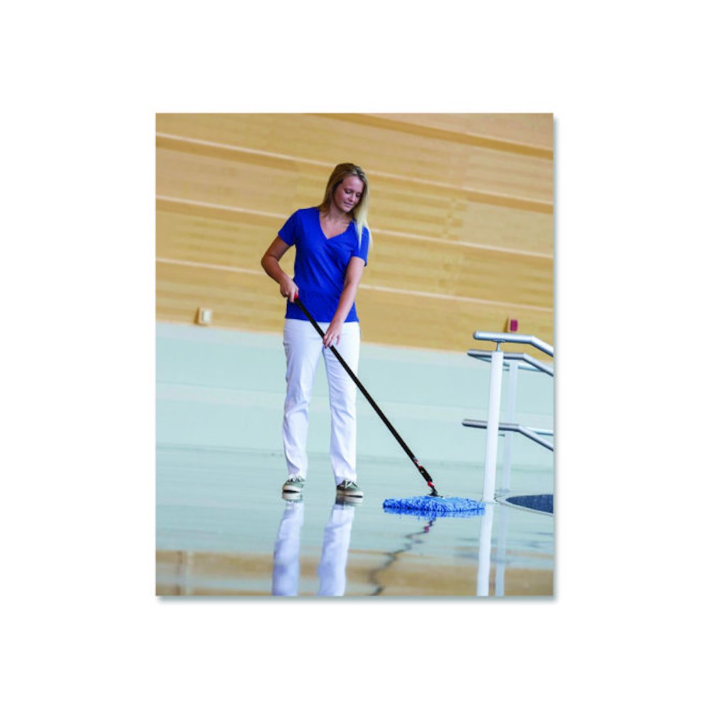 MaxiTwist Microfiber Dust Mops, Microfiber, 24" x 5", Blue. Picture 4